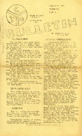 C.Y.O. Bulletin Volume III, Issue 1